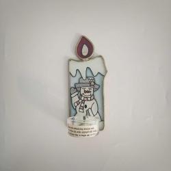 Kış Temalı Cam Mumluk