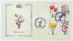 1980 FDC Türkiye Bitkileri, Ankara, 26.11.1980, Filateli İlk Gün Zarfı (FDC-282)