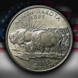 ABD 2006 YILI ¼ Dolar North Dakota ÇİLALTI