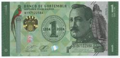 Guatemala 2024 Yılı 1 Quetzal Çil