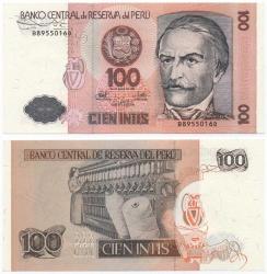 Peru 1987 Yılı 100 Inti Çil