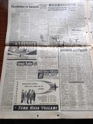 Hürriyet Gazetesi - Turkish Newspaper - 15 Mayıs 1960 - Adnan Menderes Ordu vapuru ile İzmir'e hareket etti fotoğraf - dağıtılan beyannameler için 2 yeni tebliğ neşredildi - Ankara'da 3 sinema bugün tatil edildi - troleybüs hattı için çalışmalara başlandı fotoğraf - İstanbul'da yeni trafik tedbirleri alındı - hınıs'ta bulunan mağara için hayaller boş çıktı fotoğraf - Cannes'da Striptiz fotoğraf - Fen fakültesi ile Beyazıt belediye kütüphanesi arasındaki Ada istimlak edilecek fotoğraf - İstanbul'da sinema tiyatro programı - İstanbul Ankara Radyosu Programı - çırağan tesisleri inşaatı yaz sonunda başlayacak - mektupla terzilik - Kruşçef Paris'te - Türkiye emlak Kredi Bankası - Paşabahçe Laleli satış mağazası açıldı - vatan mesulleri hakkında yeni bir mahkumiyet - dünya ordulararası futbol şampiyonasını finalleri bugün Cezayir'in oran şehrinde başlıyor fotoğraf - Türkiye Yunanistan Ordu futbol takımları bugün 18'de karşılaşıyor - Bursa'daki milli Lig maçında Fenerbahçe 0 Göztepe 0 foto