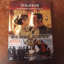 SAVAŞ VE BARIŞ - TOLSTOY - 4 DVD - ORJİNAL BANDROLLU - DVD