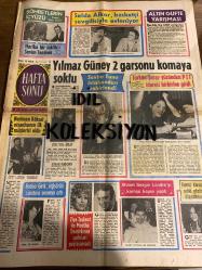 HAFTA SONU GAZETESİ DOĞUM GÜNÜ GAZETESİ (TURKİSH NEWSPAPER) - 28 MAYIS 1970 - Yıl:4 Sayı:175 -Yeni Çıkan Plaklar listesi -Sevim Tanürek – Selda Alkor – Yılmaz Güney – Sevim Tuna – Türkan Şoray – Neriman Köksal – Selma Güneri – Fatma Girik – Ziya Taşkent – Mediha Demirkıran – Ahmet Sezgin – Fatma Karanfil – Yıldızlar prodüktörlere karşı cephe aldı – Rüçhan Çamay – Münir Nurettin – Nevin Kardeş – Ümit Utku – Yalçın Gülhan – Zuhal Aktan – Ayhan Işık – Emel Sayın – Engin Çağlar – Hülya Darcan – Piraye Uzun – Halit Refiğ – Zaliha – Juanito – Serpil Örümcer – Nazan Şoray – Harika bir taklitçi Sevim Tanürek – B. Bardot – M. Laforet – David Niven – Florinda Bolkan – Alain Delon – Şantör Alpay – Nesrin Sipahi – Erkin Koray – Sheila – Sylvie – Ardağan – Muammer Yeşil – Burhan Damcıoğlu – Devletin müzik faaliyetlerini denetlemesi istendi – Vedat Sunay – Ali Ersöz – Ali – Siyah gözlerin – Kuru intihar – Ahlâk buhranı – Kahraman askerler – Solmaz kumaş – Şeytan dürtüyor – Düğmenin de beyni var – Du