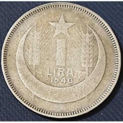 1940 İnönü Lira Gümüş Orjinaldir