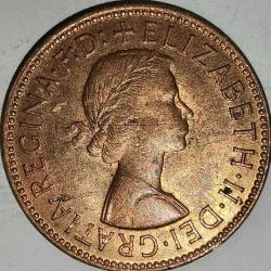 İNGİLTERE 1965  HALF PENNY