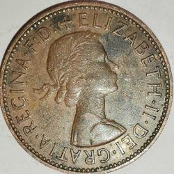 İNGİLTERE 1964   HALF PENNY