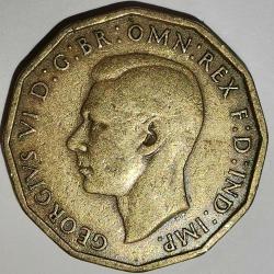 İNGİLTERE 1943   3 PENCE