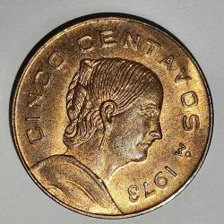 MEKSİKA  1973  5  CENTAVOS