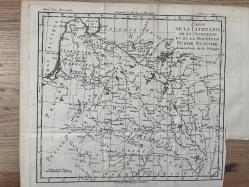 Belarus, Litvanya ve Polonya haritası