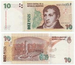 Arjantin 2003 Yılı 10 Peso Çil
