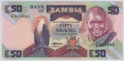 Zambiya 1986 Yılı 50 Kwacha ÇİL