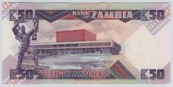 Zambiya 1986 Yılı 50 Kwacha ÇİL