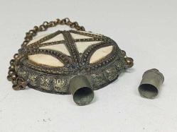 Antika Bronz Barutluk