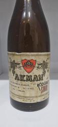 Vintage Koleksiyonluk AKMAN Köpüren Şarabı Şişesi