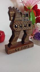 vintage Truva Atı polyester biblo & 21 x 15 cm