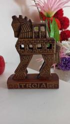 vintage Truva Atı polyester biblo & 21 x 15 cm