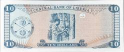 Liberya 10 Dolar 2011 ÇİL