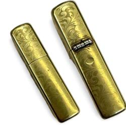 Orjinal Zippo Timsah gözü Crocodile eye gold tone çakmak Çok Temiz