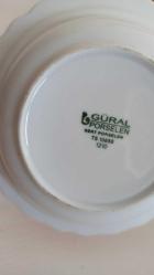 vintage Hizmet İş Sendikası altın yaldızlı porselen şekerlik