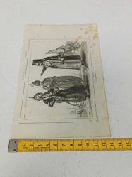 Nadir 1800'ler Orijinal Avrupa Baskısı Osmanlı Yeniçeriler Gravür