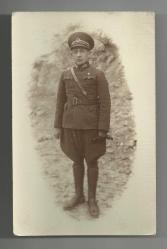 İKİ YILDIZ ESKİ BİR SUBAYIMIZIN FANTEZİ OVAL FOTOĞRAFI...