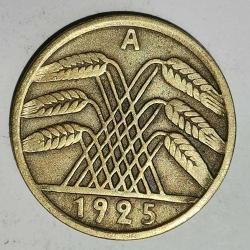 ALMANYA  1925  A    5  PFENNIG