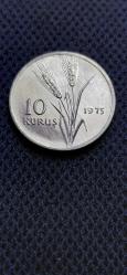 1975 FAO 10 KURUŞ ALİMİNYUM ÇİL SABAN KILIÇTAN ÜSTÜNDÜR