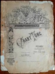 Osmanlıca Nota - Kemani Tateios Effendi - Pechref Kardjahar - Chant Turc