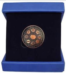 TÜRK DEVLETLERİ TEŞKİLATI HATIRA BRONZ PARA KUTULU VE SERTİFİKALI