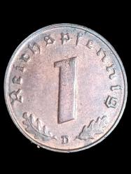 Almanya 1937 D Adolf Hitler Dönemi 1 Reichspfenig