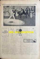 Osmanlıca Akbaba Mizah Dergisi-Gazetesi, Orijinal Dönem Basım, (Ottoman Magazine-Newspaper) - 29 Nisan 1926 - Sayı: 355 - Karikatürist Ramiz Gökçe'nin Çalışması: Türk-Rus ve Rus-Alman İttifakı Nasıl Hesap Edilmeli... - Vergiler 