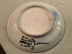 KÜTAHYA EL İŞÇİLİĞİ ÇİNİ TABAKn