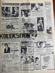 HAFTA SONU GAZETESİ DOĞUM GÜNÜ GAZETESİ (TURKİSH NEWSPAPER) - 6 ŞUBAT 1971 - Yıl:4 Sayı:211 -Yeni Çıkan Plaklar listesi -Tam Sayfa Elif Plak Reklamı -Sevgi Can - Tanju Korel - Fatma Girik - Cüneyt Arkın - Nebahat Çehre - Tugay Toksöz - Belgin Doruk - Hüseyin Zan - Nermin Candan - Suheyl Denizci - Kerem Güney - Leyla Nur - Gülay Alp - Yusuf Kaya - Juanito - Gönül Öner - Mediha Ertüre - Esin Afşar - Aydın Ulucan - Fatma Karanfil - Hüsnü Tüliner - İstek Rita - Hamdi Tanses - Mehmet Üçgül - Mahmut Coşkunsees - Özel Durak - Kamber - Ali Rıza - Sümer Özek - Ayberk Çölok - Ayşen Grman - Önder Akın - Salih Dedemoğlu - Tunç Plak Dursun Salkım - Öztürk Serengil - Fatoş - Gün Görmüşler  Setlerde kazalar artıyor - Sevgi Can Tanju Korel yaralandı - Bir gün içinde 2 defa evlendi - İlk nikah Cüneyt Arkın ile - İkinci nikah Zengin İş Adamı ile - Antwerp turunda gazinodan çıkarken kaza geçirdi - Nebahat Çehre’nin 3 bin liralık elbisesini parçaladı - Halkın sevgilisi Nermin Candan - Altın sesi ile yine