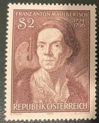 1974.FRANZANTON MAULBERTSVH.AVUSTURYA TEK PUL.DAMGASIZ