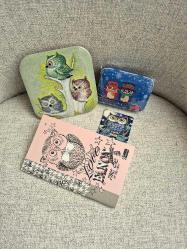 baykuşlu hediyelik set