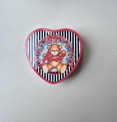 lucy and me ayıcıklı teneke kutu