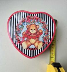 lucy and me ayıcıklı teneke kutu