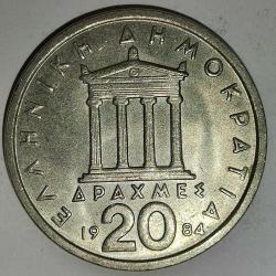 YUNANİSTAN  1984  20 DRAHMİ