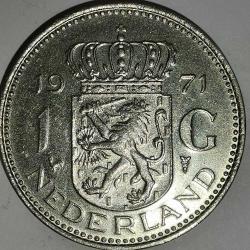 HOLLANDA 1971  1 GULDEN