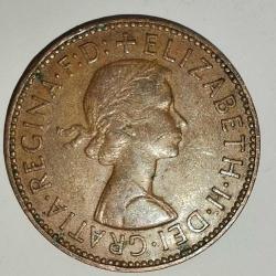 İNGİLTERE  1963  HALF PENNY