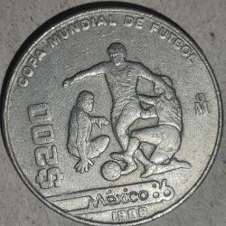 MEKSİKA 1986 200 PESO FIFA Dünya Kupası 1986