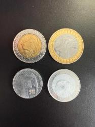 Cezayir Mademi Para Lotu - 5 - 10 - 20 - 50 Dinar