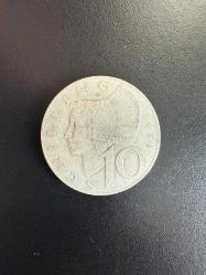 1958 10 schilling 7,5gr Gümüş
