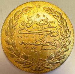 ZAMPARA KÜLHANBEYİ ALTINI +-2.3 CM , +-5 GR ÇA