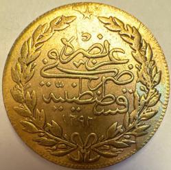 ZAMPARA KÜLHANBEYİ ALTINI +-2.3 CM , +-5 GR ÇA