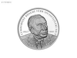 Alparslan Türkeş Cumhuriyet Dönemi Siyasetçileri No:3 Proof Baskı + Sertifikalı