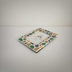 Vintage Çakıl Mozaik Seramik Çerçeve