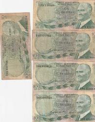 6.Emisyon 10 TL Lotu 5 adet ÇT