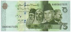 Pakistan 2023 Yılı 75 Rupi Çil